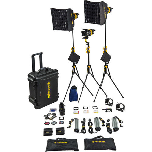 Dedolight DLED4 Bi-Color LED Master DC 1-Light Kit — Kaye Lites Inc.